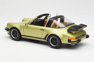 Porsche 911 930 Turbo Targa Zöld Metál Norev 1:18 187526 Fém – 9. kép a 10-ből