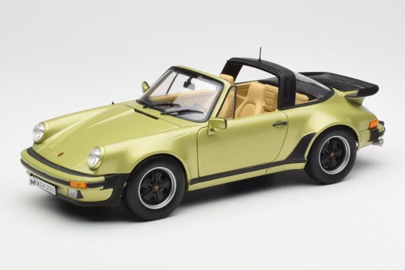 Porsche 911 930 Turbo Targa Zöld Metál Norev 1:18 187526 Fém