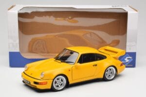 Porsche 911 964 3.8 RS Speed Yellow Solido 1:18 S1803401 Fém – 7. kép a 7-ből