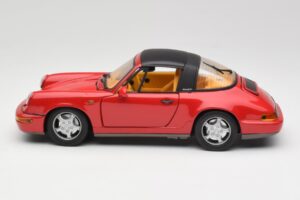 Porsche 911 964 Carrera 2 Targa Piros Anson 1:18 30305-W Fém – 4. kép a 8-ből