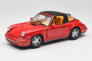 Porsche 911 964 Carrera 2 Targa Piros Anson 1:18 30305-W Fém