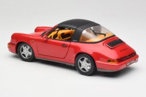 Porsche 911 964 Carrera 2 Targa Piros Anson 1:18 30305-W Fém – 7. kép a 8-ből