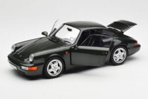 Porsche 911 964 Carrera 4 Zöld Metál Norev 1:18 187321 Fém – 2. kép a 8-ből