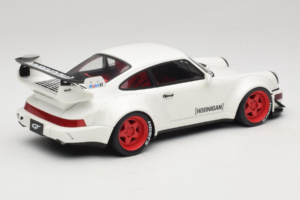 Porsche 911 964 RWB Hoonigan Fehér GT Spirit 1:18 GT732 Gyanta – 2. kép a 6-ből