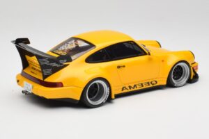 Porsche 911 964 RWB Keema Yellow GT Spirit 1:18 GT492 Gyanta – 2. kép a 6-ből