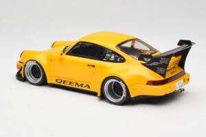 Porsche 911 964 RWB Keema Yellow GT Spirit 1:18 GT492 Gyanta – 5. kép a 6-ből