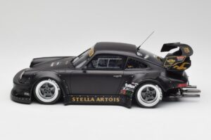 Porsche 911 964 RWB Stella Artois Bumper Delete GT Spirit 1:18 GT918 Gyanta – 3. kép a 6-ből