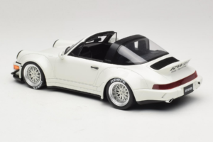 Porsche 911 964 RWB Targa Fehér GT Spirit 1:18 GT188 Gyanta – 5. kép a 6-ből