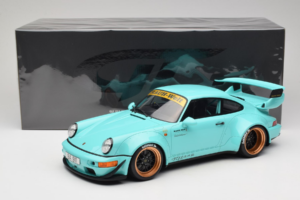 Porsche 911 964 RWB Tiffany GT Spirit 1:12 GT951 Gyanta – 6. kép a 6-ből