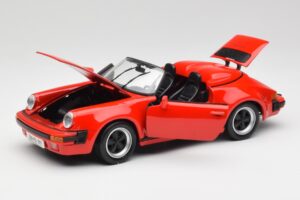 Porsche 911 964 Speedster Piros Maisto 1:18 37800-M2 Fém – 2. kép a 8-ből