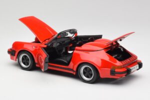Porsche 911 964 Speedster Piros Maisto 1:18 37800-M2 Fém – 5. kép a 8-ből