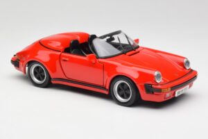 Porsche 911 964 Speedster Piros Maisto 1:18 37800-M2 Fém – 6. kép a 8-ből