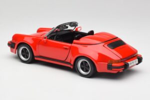 Porsche 911 964 Speedster Piros Maisto 1:18 37800-M2 Fém – 7. kép a 8-ből