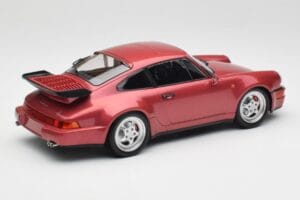 Porsche 911 964 Turbo Piros Minichamps 1:18 155069102 Fém – 2. kép a 6-ből