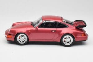 Porsche 911 964 Turbo Piros Minichamps 1:18 155069102 Fém – 3. kép a 6-ből