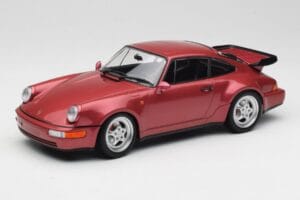 Porsche 911 964 Turbo Piros Minichamps 1:18 155069102 Fém
