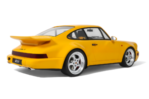 Porsche 911 964 Turbo S Speed Yellow GT Spirit 1:8 GTS801701 Gyanta – 2. kép a 5-ből