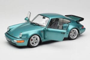 Porsche 911 964 Turbo Wimbledon Green Metallic Solido 1:18 S1803407 Fém – 2. kép a 8-ből