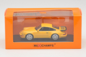 Porsche 911 964 Turbo Sárga MaxiChamps 1:43 940069104 Fém – 4. kép a 4-ből