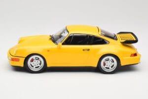 Porsche 911 964 Turbo Sárga Minichamps 1:18 155069100 Fém – 3. kép a 6-ből