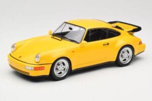 Porsche 911 964 Turbo Sárga Minichamps 1:18 155069100 Fém