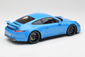 Porsche 911 991 Carrera 4S Aerokit Kék GT Spirit 1:18 GT085 Gyanta – 2. kép a 6-ből