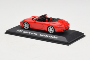 Porsche 911 991 Carrera Kabrió Piros Minichamps 1:43 WAP0200120C Fém – 3. kép a 4-ből