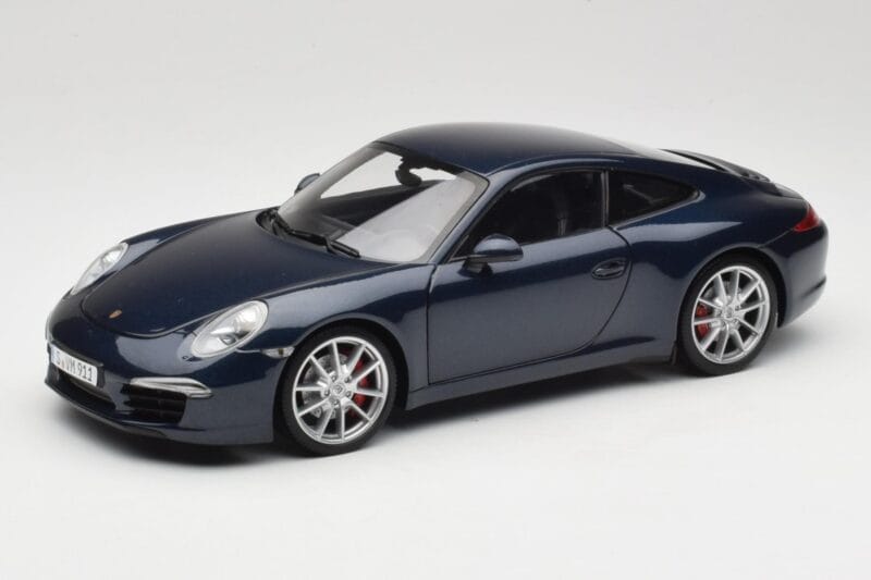 Porsche 911 991 Carrera S Blue Metallic Minichamps 1:18 WAP0210200C Fém