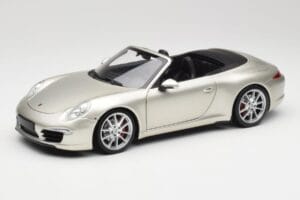 Porsche 911 991 Carrera S Kabrió GT Ezüst Metál Minichamps 1:18 100061030 Fém