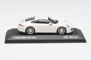 Porsche 911 991 Carrera S Fehér IAA Frankfurt 2011 Minichamps 1:43 WAX20100090 Fém – 3. kép a 5-ből