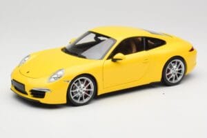 Porsche 911 991 Carrera S Racing Yellow Minichamps 1:18 100061021 Fém