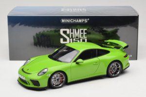 Porsche 911 991 GT3 Zöld Shmee150 Minichamps 1:18 110067025 Fém – 8. kép a 8-ből