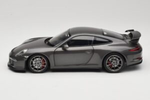 Porsche 911 991 GT3 Grey Metallic Minichamps 1:18 110062720 Fém – 4. kép a 8-ből