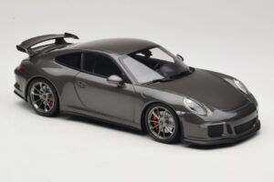 Porsche 911 991 GT3 Grey Metallic Minichamps 1:18 110062720 Fém – 6. kép a 8-ből