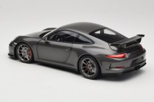 Porsche 911 991 GT3 Grey Metallic Minichamps 1:18 110062720 Fém – 7. kép a 8-ből