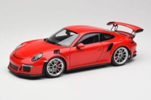 Porsche 911 991 GT3 RS Guards Piros Ezüst Felnik AUTOart 1:18 78165 Fém