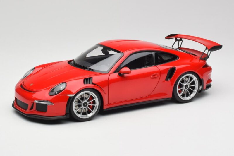 Porsche 911 991 GT3 RS Guards Piros Ezüst Felnik AUTOart 1:18 78165 Fém