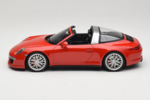 Porsche 911 991 Targa GTS Piros GT Spirit 1:18 GT718 Gyanta – 3. kép a 6-ből
