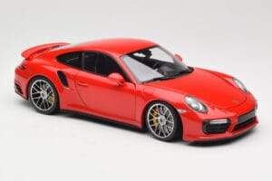 Porsche 911 991 Turbo S Guards Red Minichamps 1:18 110067122 Fém – 6. kép a 8-ből