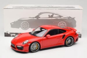 Porsche 911 991 Turbo S Guards Red Minichamps 1:18 110067122 Fém – 8. kép a 8-ből