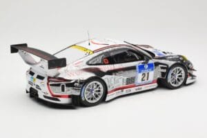 Porsche 911 991.1 GT3 R #21 WTM Racing J. Stursberg / V. Krumbach 24h Nurburgring 2016 Minichamps 1:18 155166021 Fém – 2. kép a 6-ből