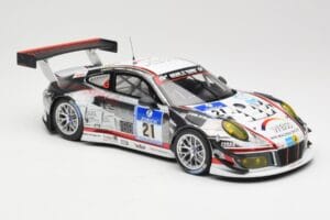 Porsche 911 991.1 GT3 R #21 WTM Racing J. Stursberg / V. Krumbach 24h Nurburgring 2016 Minichamps 1:18 155166021 Fém – 4. kép a 6-ből