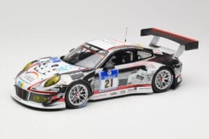 Porsche 911 991.1 GT3 R #21 WTM Racing J. Stursberg / V. Krumbach 24h Nurburgring 2016 Minichamps 1:18 155166021 Fém