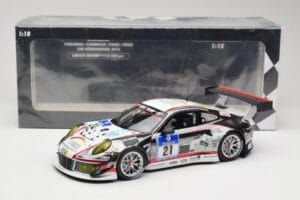 Porsche 911 991.1 GT3 R #21 WTM Racing J. Stursberg / V. Krumbach 24h Nurburgring 2016 Minichamps 1:18 155166021 Fém – 6. kép a 6-ből