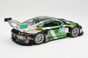 Porsche 911 991.1 GT3 R #540 Black Swan Racing P. Long / T. Pilgrim 24h Daytona 2016 Minichamps 1:18 155166540 Fém – 2. kép a 6-ből