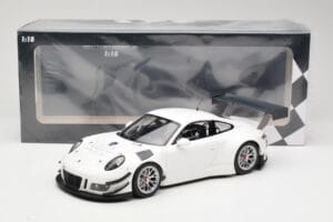 Porsche 911 991.1 GT3 R Fehér Ezüst Felnikkel Minichamps 1:18 153166000 Fém – 6. kép a 6-ből