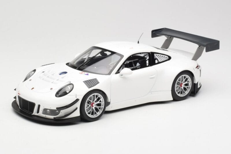 Porsche 911 991.1 GT3 R Fehér Ezüst Felnikkel Minichamps 1:18 153166000 Fém