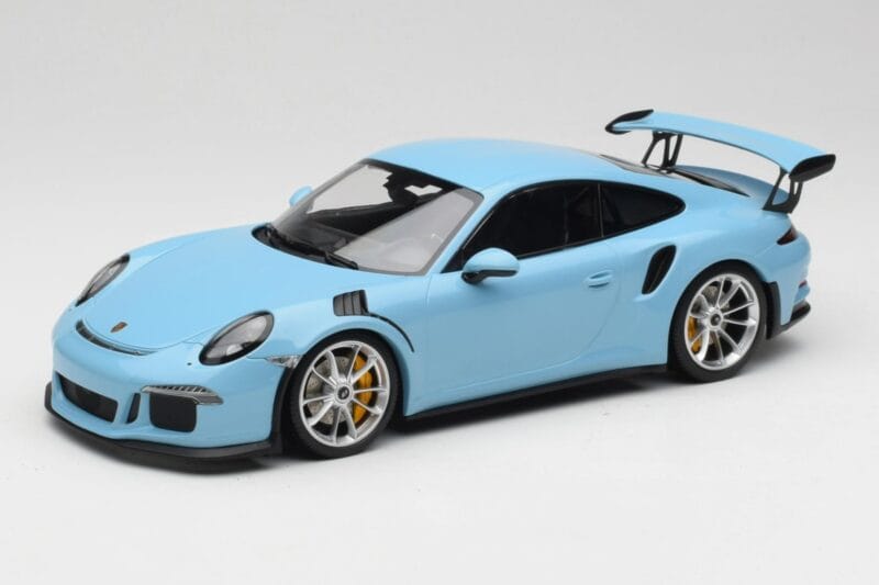 Porsche 911 991.1 GT3 RS Kék Matt Felnik Minichamps 1:18 153066235 Fém
