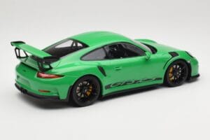 Porsche 911 991.1 GT3 RS Zöld Fekete Felnik Minichamps 1:18 153066228 Fém – 2. kép a 6-ből