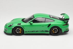 Porsche 911 991.1 GT3 RS Zöld Fekete Felnik Minichamps 1:18 153066228 Fém – 3. kép a 6-ből